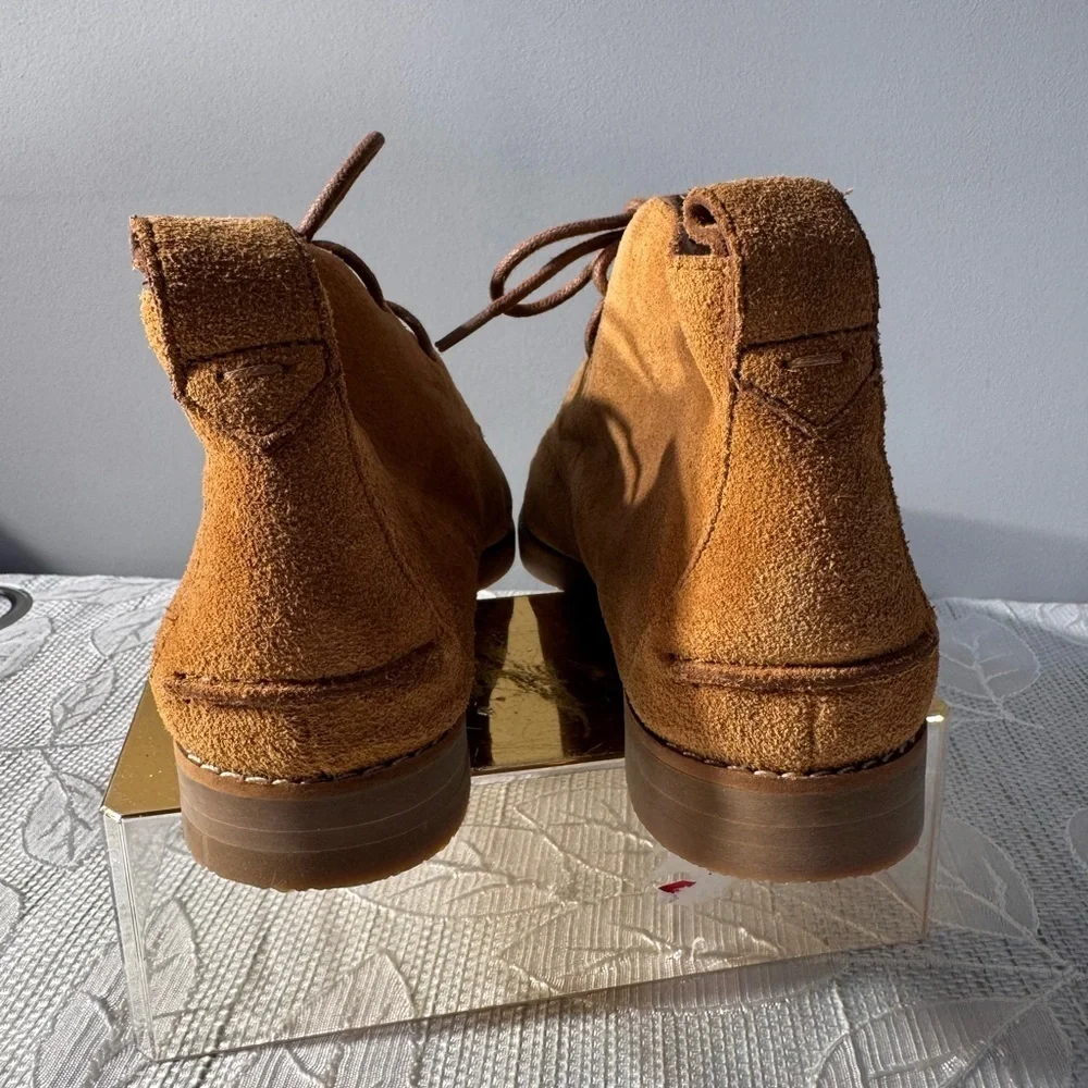 Madewell Suede Lace-Up Boots Women’s 6M – Camel Brown